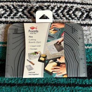 Fozzils *NWT* Snapfold™ Flex Cutting Boards, 2 Piece Set